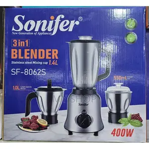 Sonifer 3 in 1 Stainless-Steel Blender