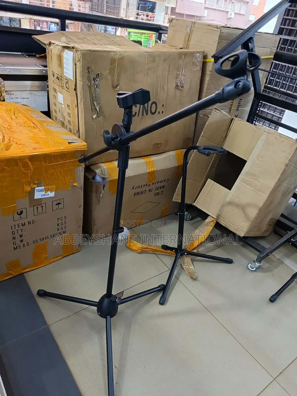 Microphone Stand Adjustable Tripod Microphone Stand