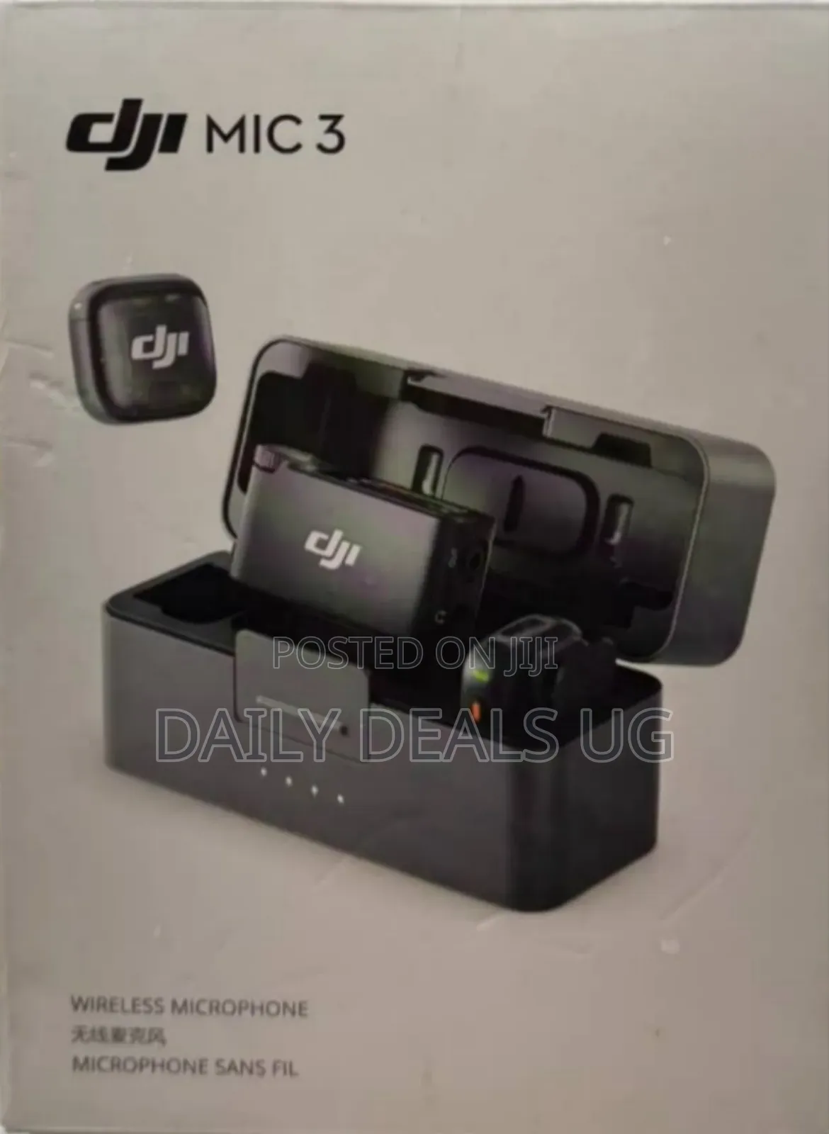 Dji Mic 3 Wireless Lavalier Mic 1tx 1rx 2tx 1rx Kit With Charging Case