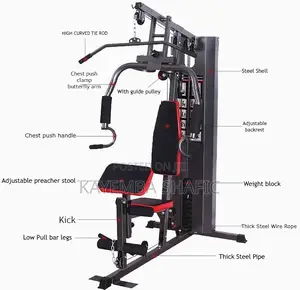 Premium Multi-Function Single Station Home Gym Machine