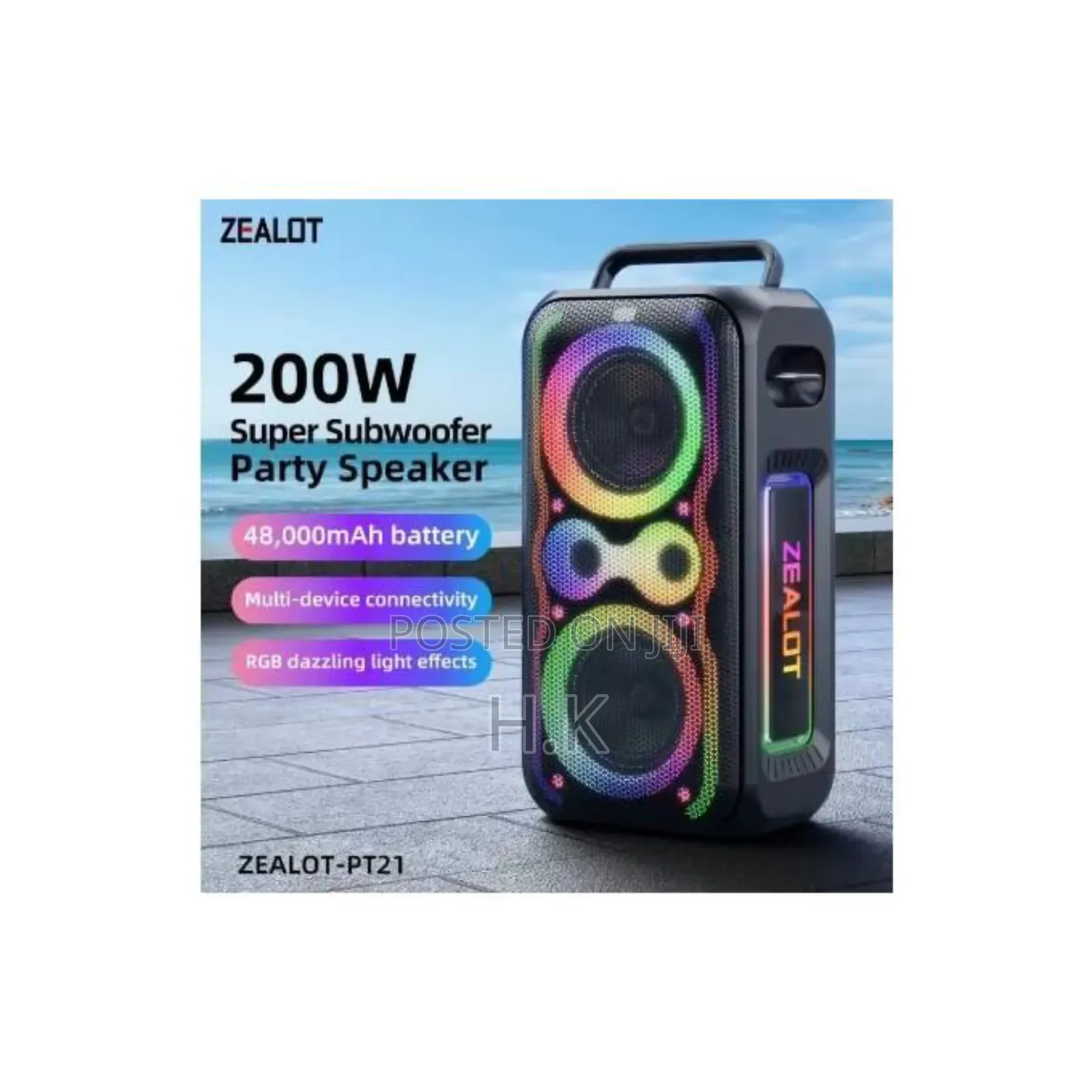 Zealot Pt21 Super Bass Party Speaker