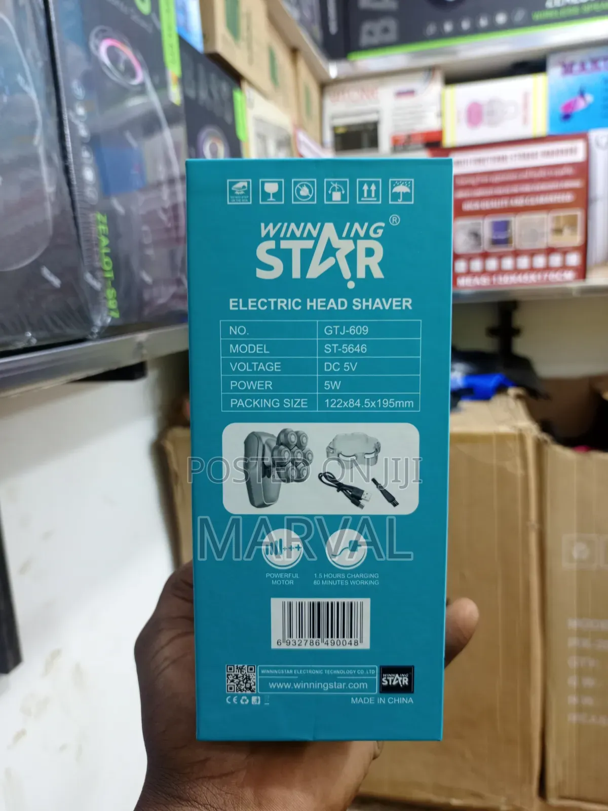 Winning Star 7d Waterproof Rechargeable Shaver