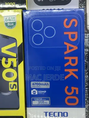 New Tecno Spark 50 128 GB Black