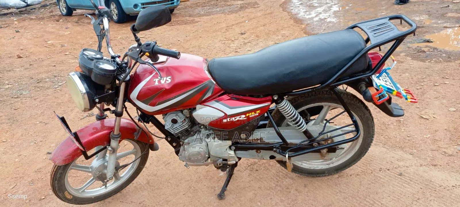 TVS HLX 125 2025 Red