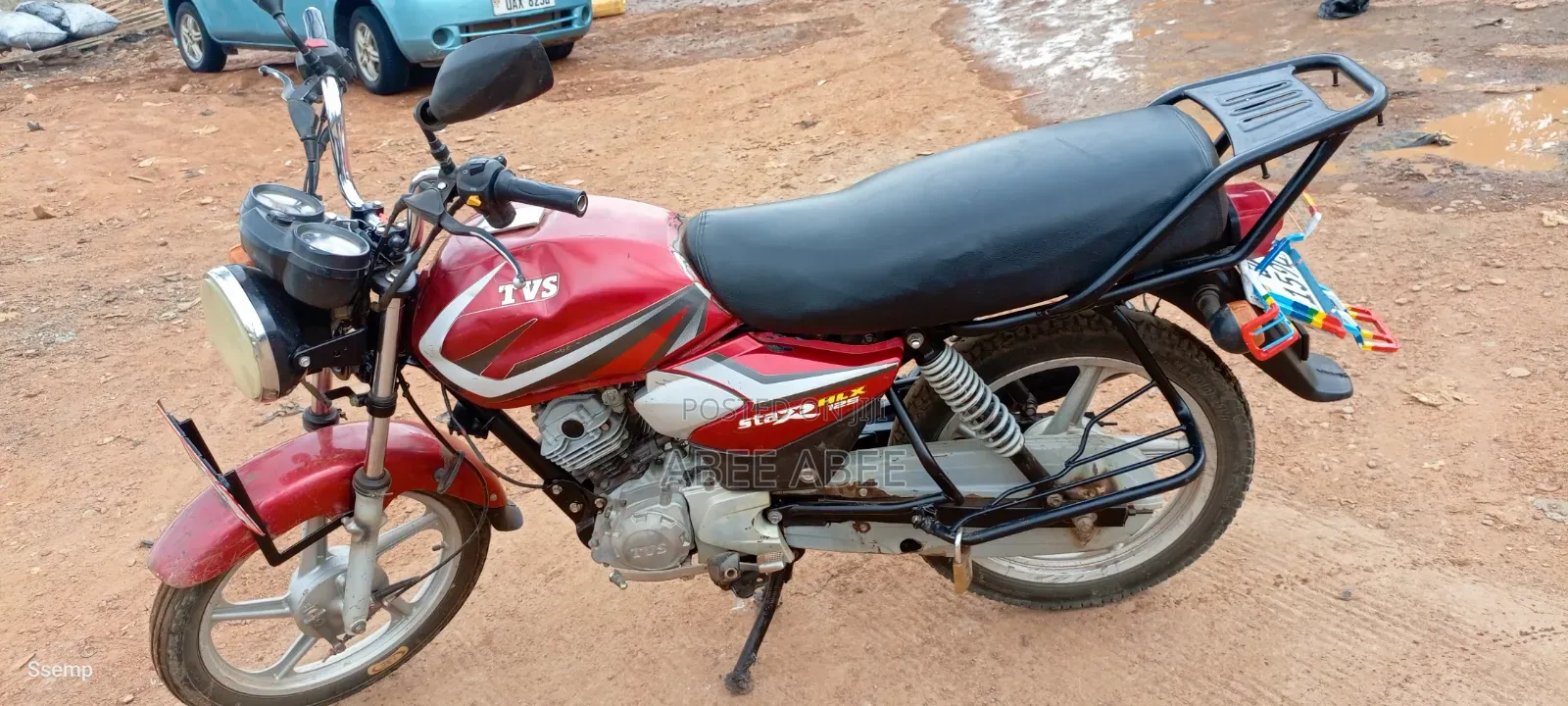 TVS HLX 125 2025 Red