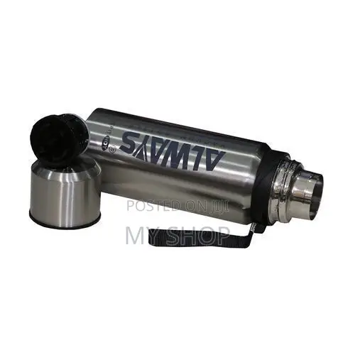 Always Vacuum Flask 1 Litre -Silver
