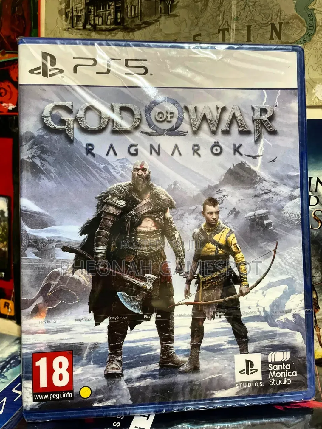 God of Ragnarok Game Cd for Ps5: Kratos Is Angry Like Kcca Enforcement