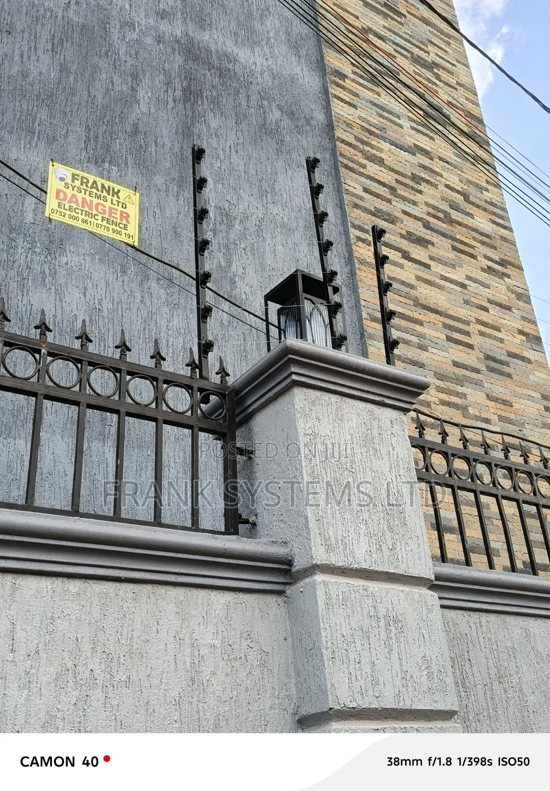 Electric Fence Installation on Residential