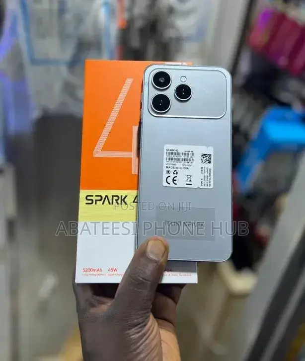 New Tecno Spark 40 256 GB Gray