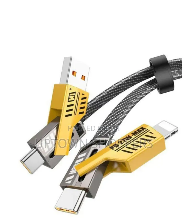 4 in 1 Fast Charging Usb Cable Type C to Usb C for iPhone, Android