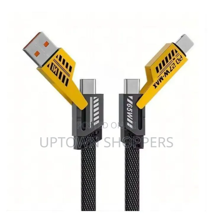 4 in 1 Fast Charging Usb Cable Type C to Usb C for iPhone, Android