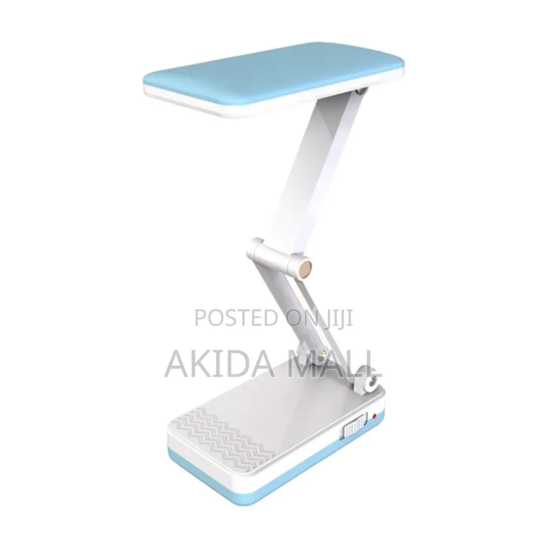 Foldable, Rechargeable Led Table Lamp With Touch Sensor 3mode Switch
