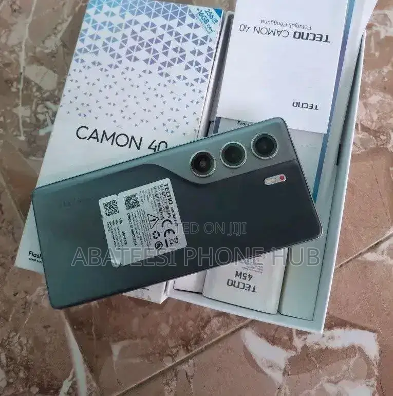 New Tecno Camon 40 Pro 5G 256 GB Black