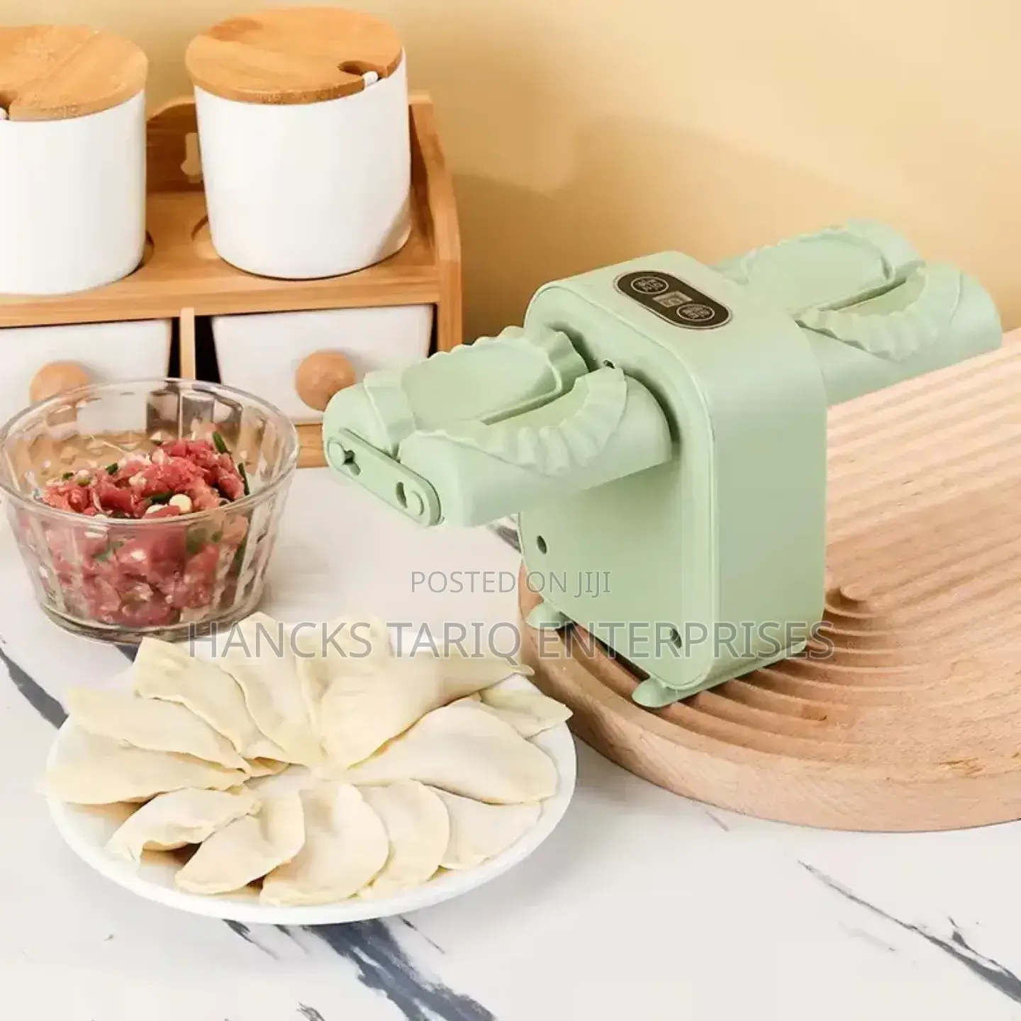 Wanhengda Electric Double Head Dumpling Maker.