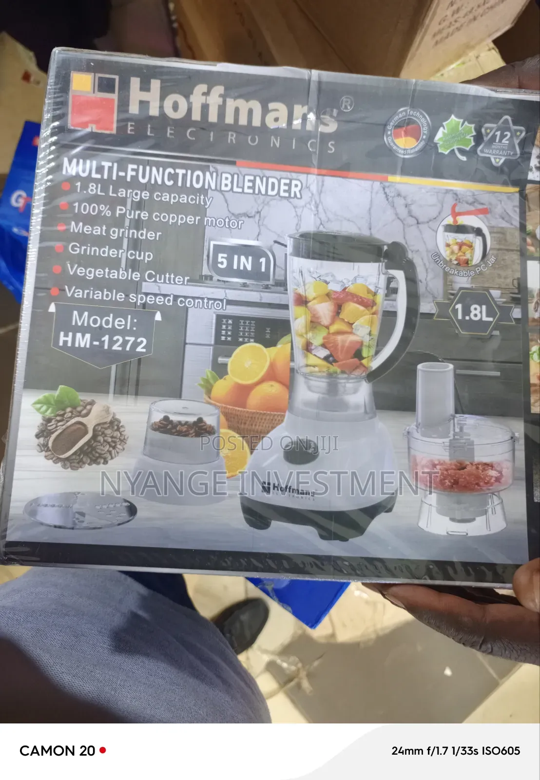 Hoffman's Electric Blender. Electric Blender
