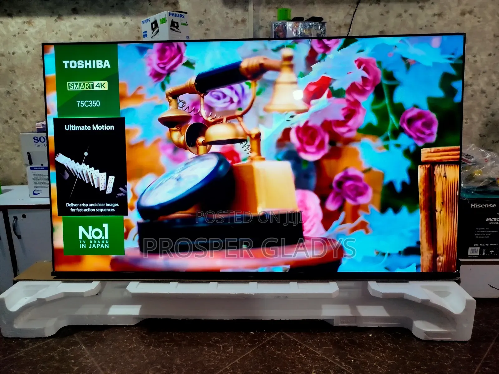 Toshiba 75 Smart Uhd Digital Flat Screen Flameless.