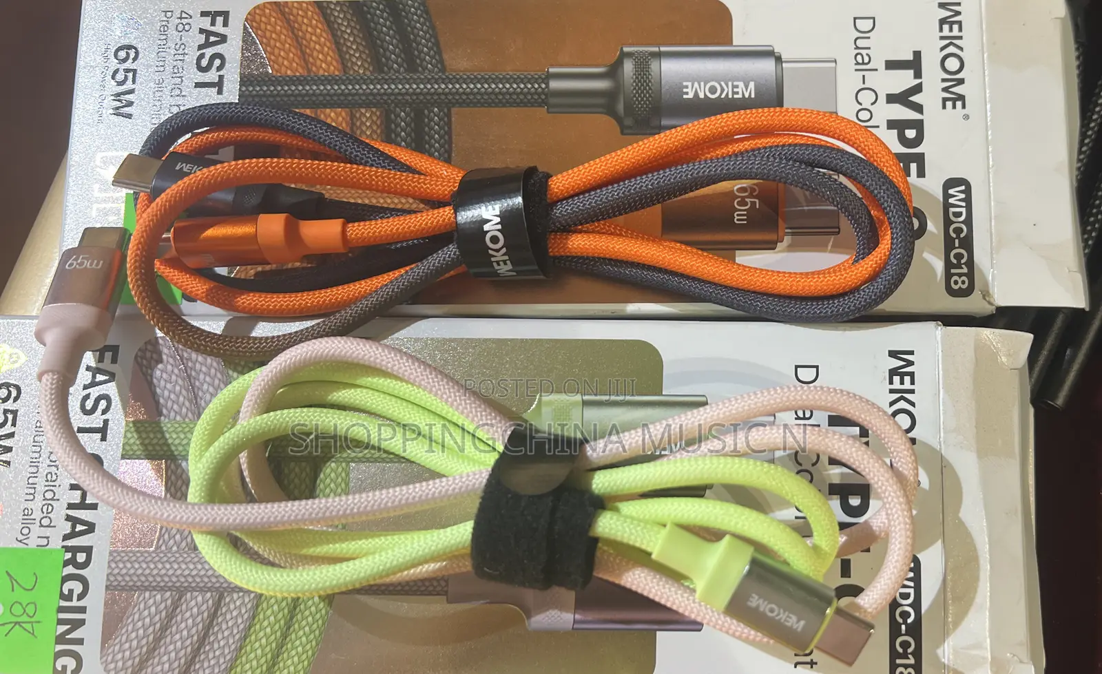 Type C to Type C Cable Fast Charging 65w