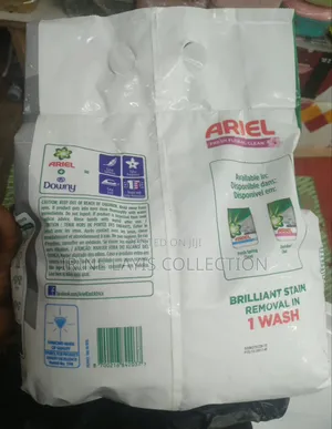 3 Kg Bag of Ariel Fresh Machine Washing Powder.