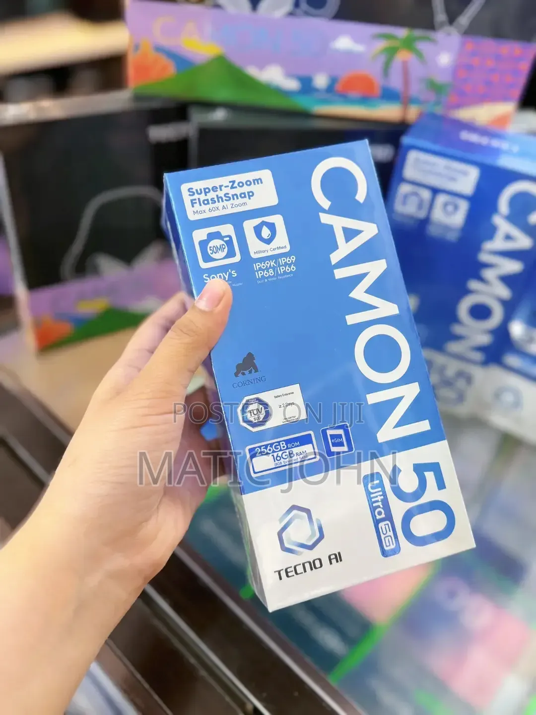 New Tecno Camon 50 Ultra 256 GB Blue