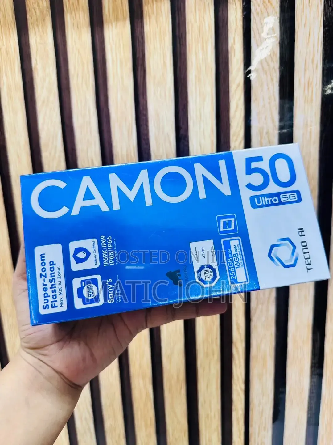 New Tecno Camon 50 Ultra 256 GB Blue