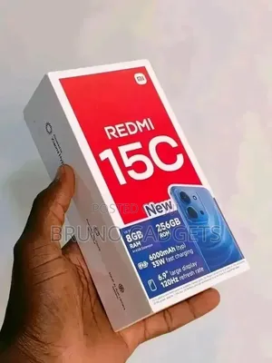 New Xiaomi Redmi 15C 4G 256 GB Black