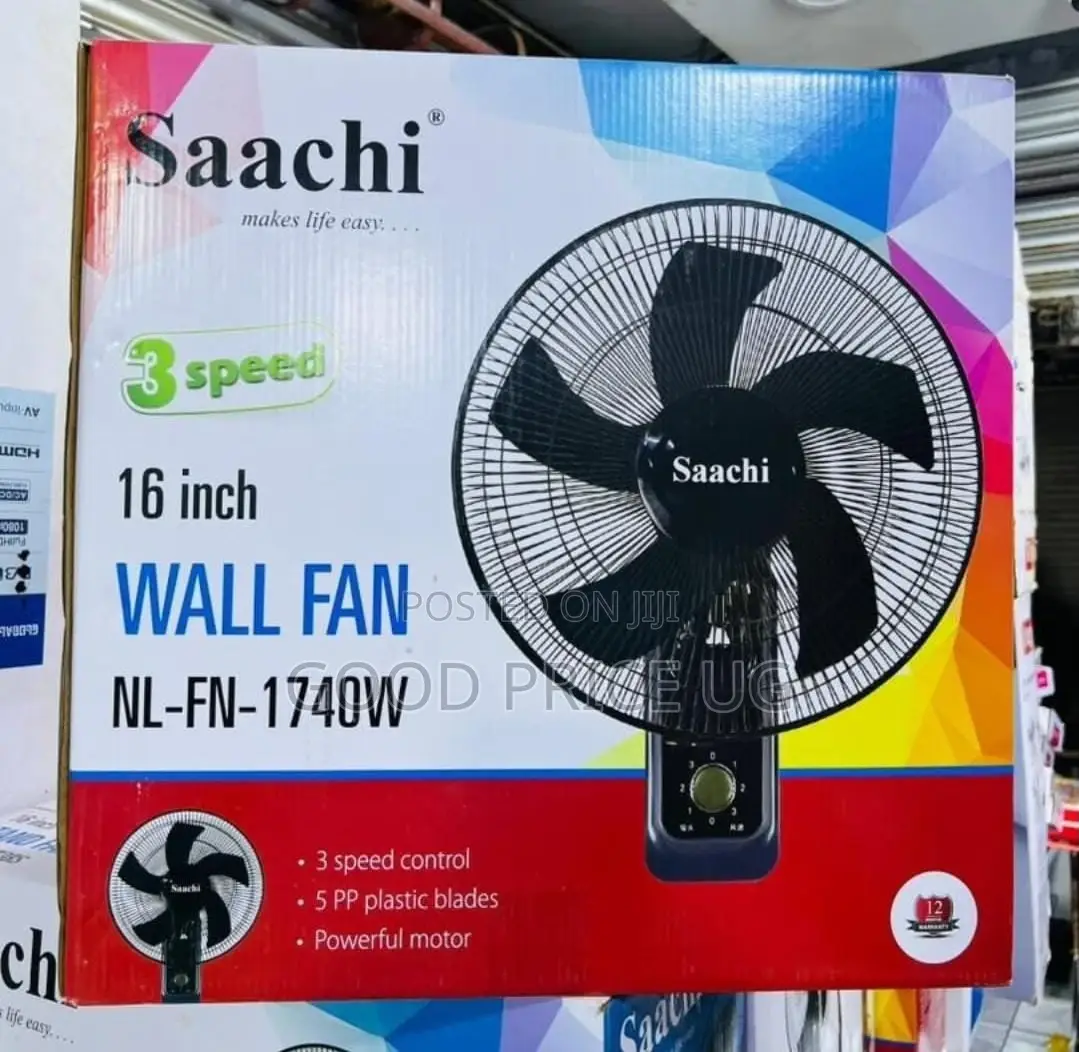 Saachi 16-Inch Wall Fan, Model Nl-Fn-1740w.