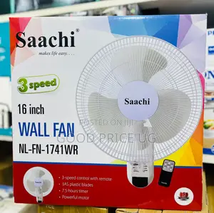 Saachi Nl-Fn-1741wr 16-Inch Wall Fan,