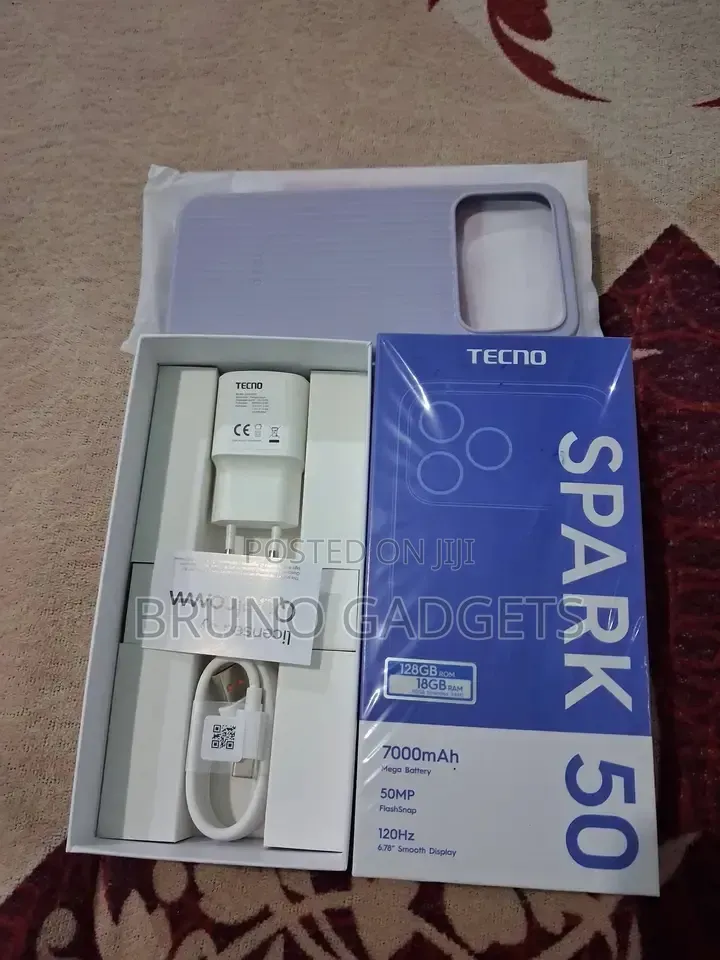New Tecno Spark 50 128 GB Purple