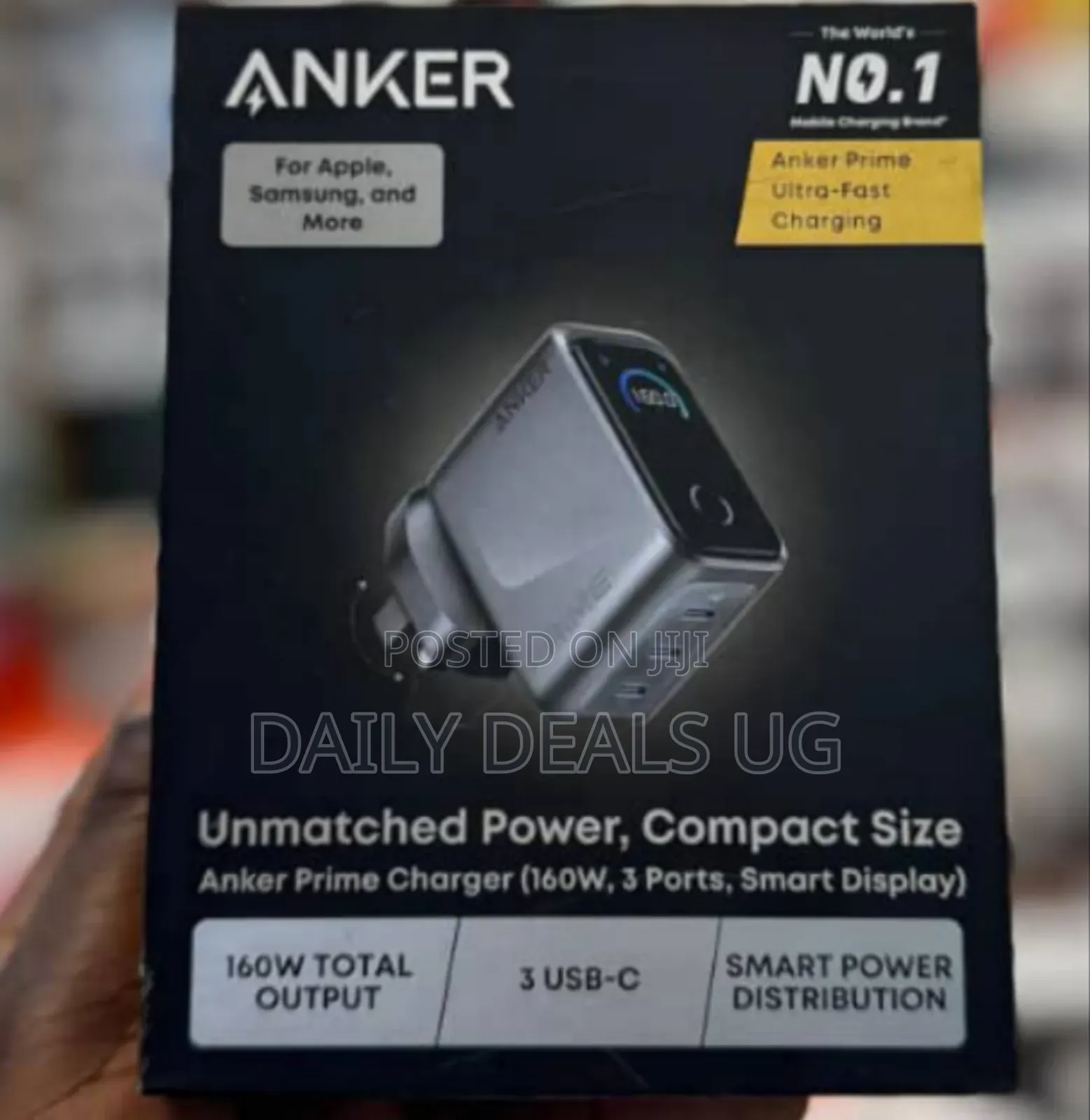 Anker Prime Charger 160w, 3ports