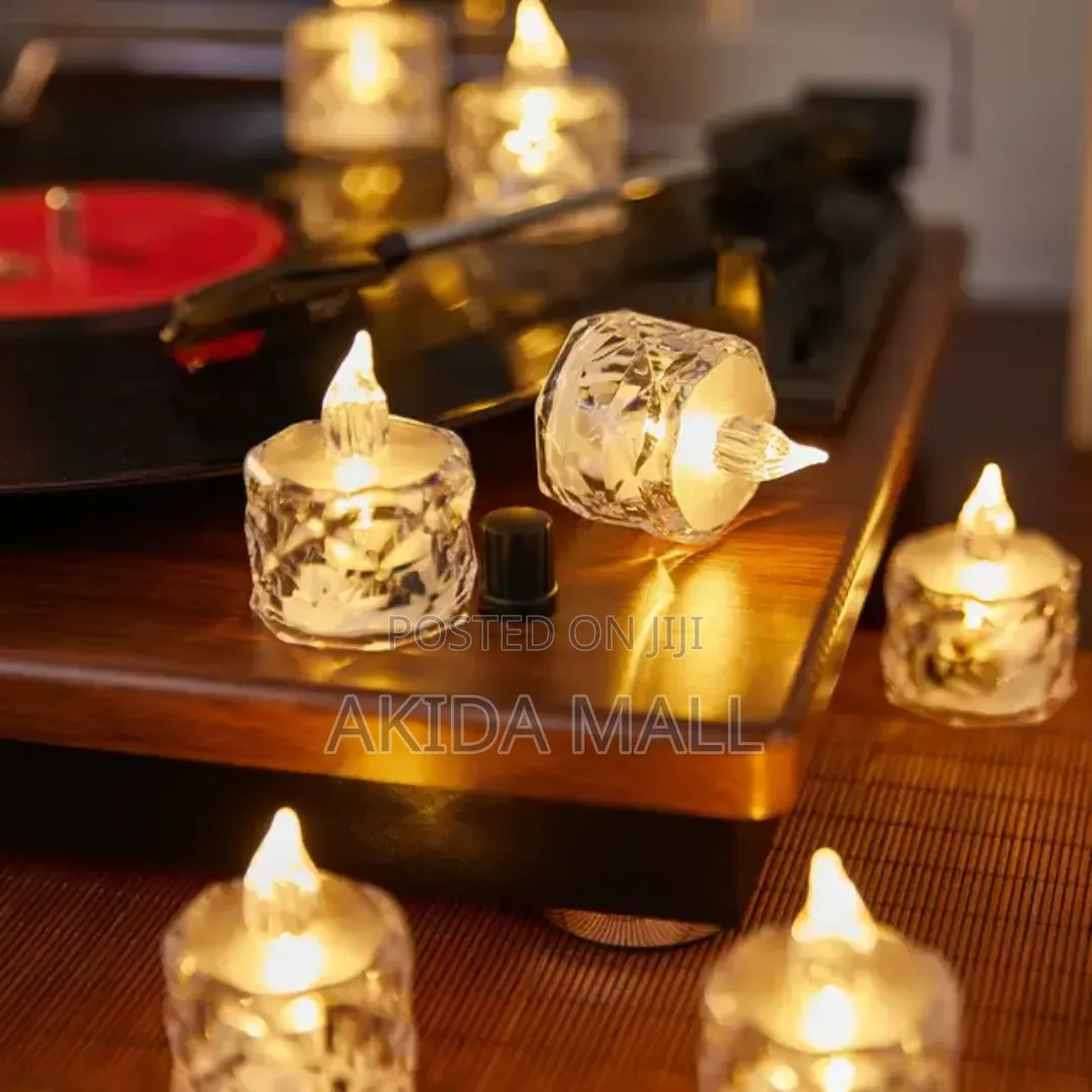 12-piece Led Tealight Set Smokeless Candles