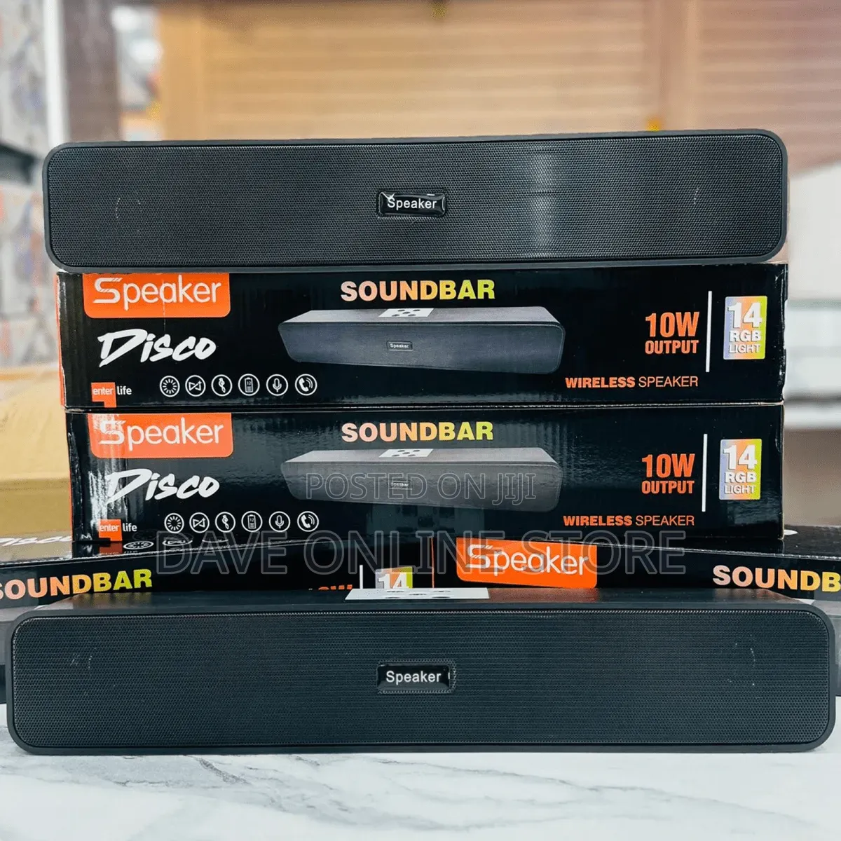 10w Output Led Soundbar With 14 RGB Lights
