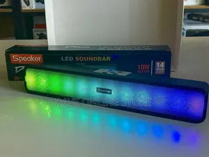 10w Output Led Soundbar With 14 RGB Lights