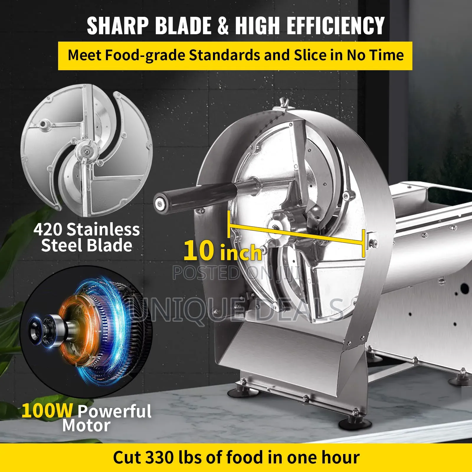Commercial Manual Vegetable Slicer, 0.2-12mm