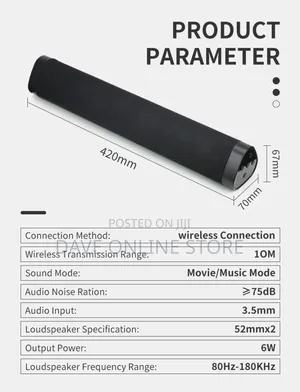 A500 Smart Bluetooth Soundbar Laptop Wireless Portable Speaker