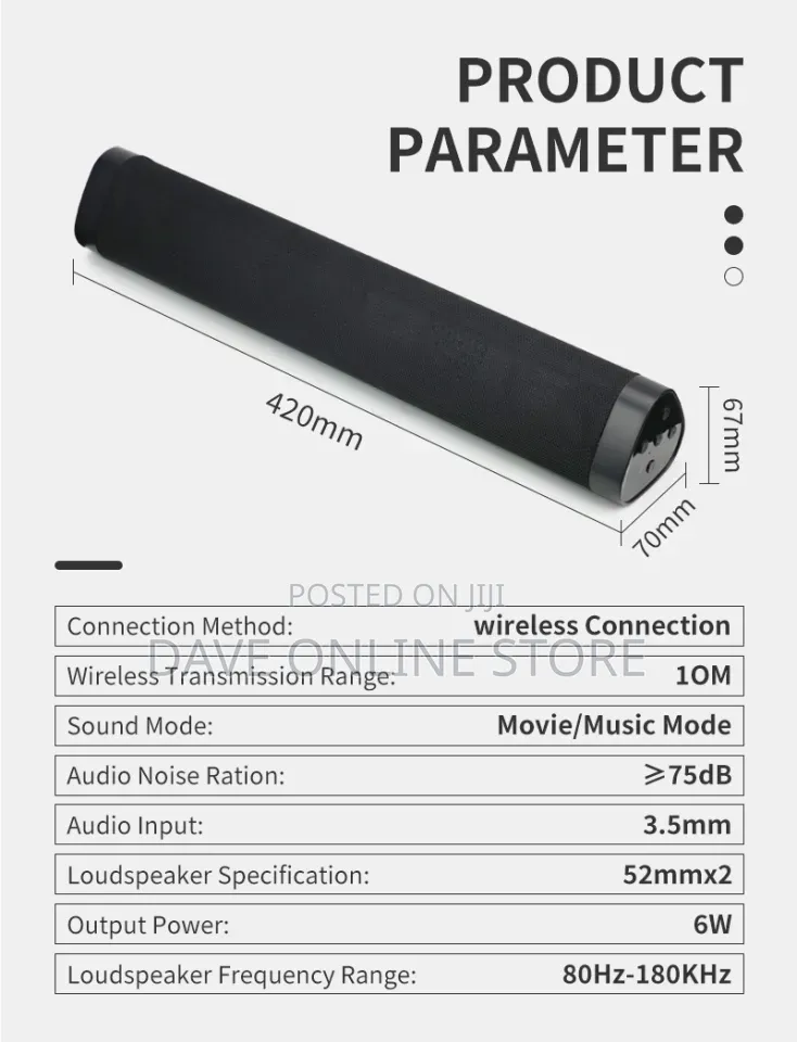 A500 Smart Bluetooth Soundbar Laptop Wireless Portable Speaker