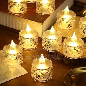 24pcs Led Decorative Smokeless Tea Lights Candles