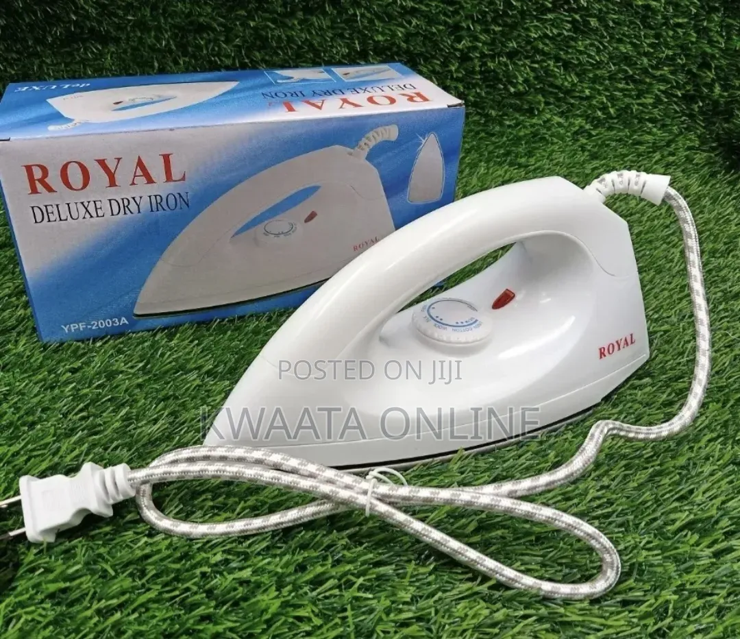 Electric Iron, Royal Deluxe Dry Hand Press Iron