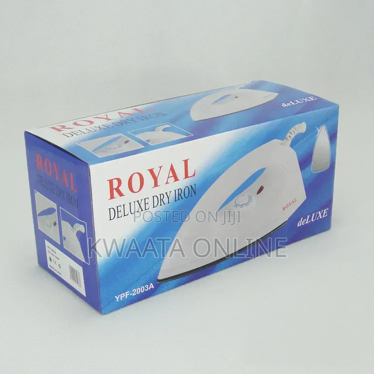 Electric Iron, Royal Deluxe Dry Hand Press Iron