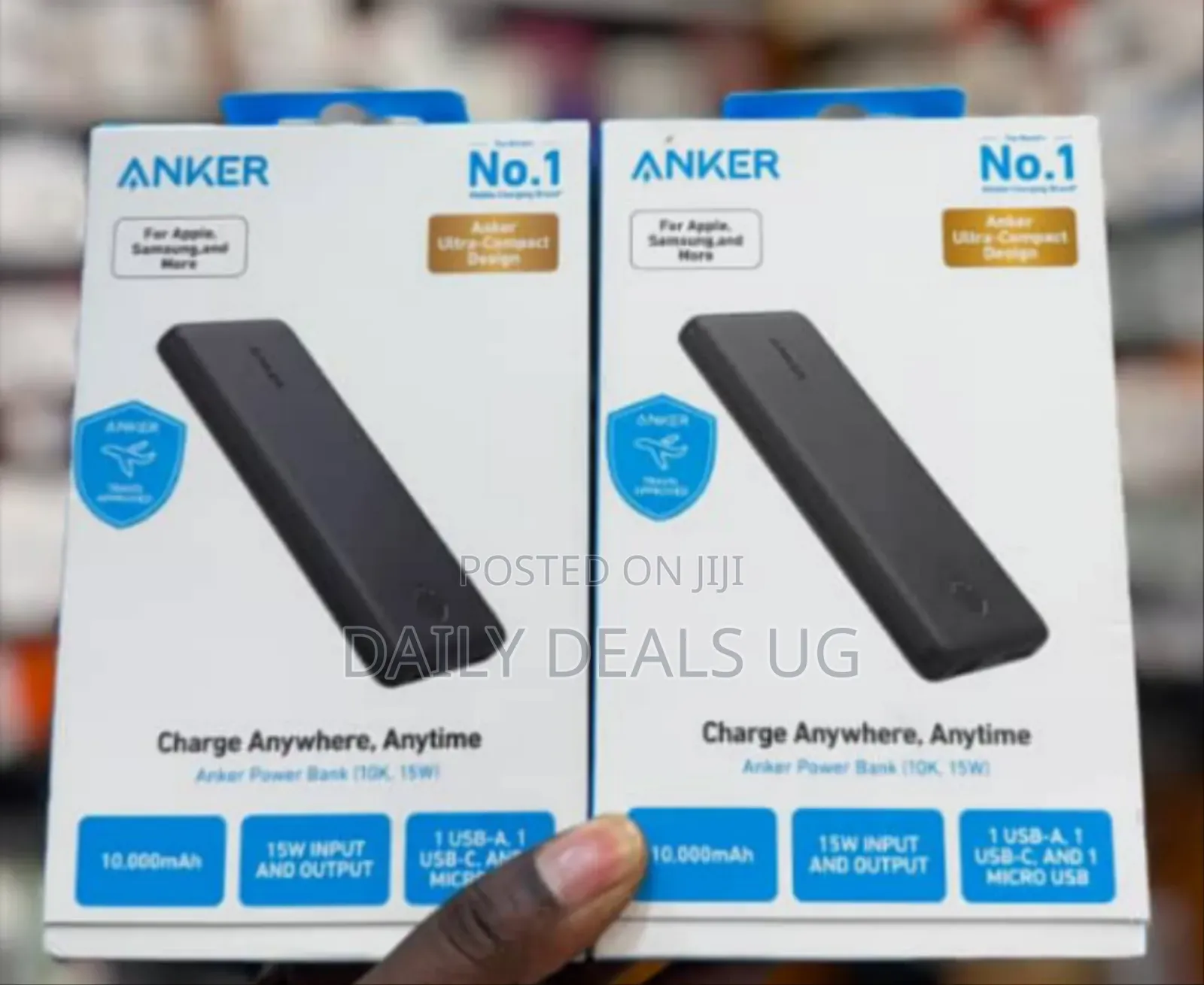 Anker Power Bank (, 15w) With an Ultra-Compact Design, Designed
