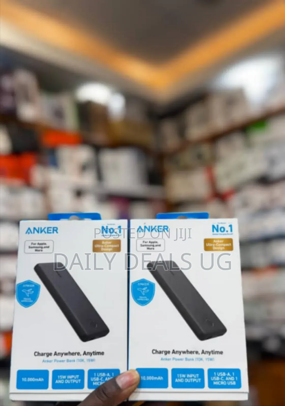 Anker Power Bank (, 15w) With an Ultra-Compact Design, Designed