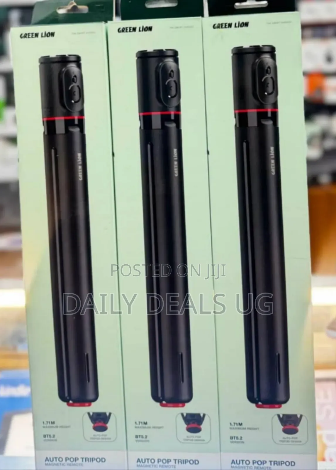 Green Lion Auto Pop Tripod Magnetic Remote