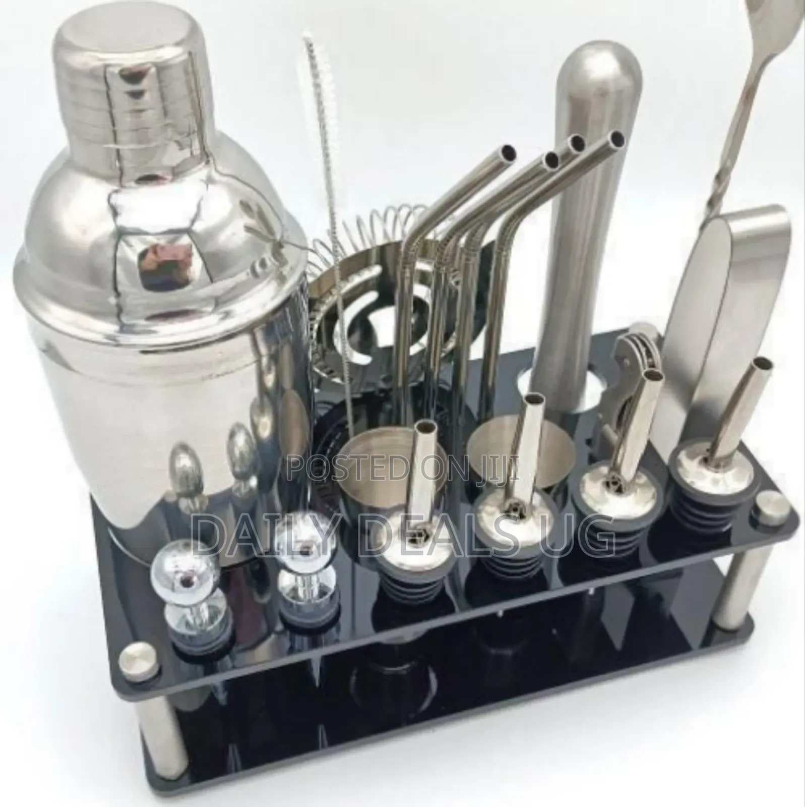 20pcs/Set Cocktail Set Boston Cocktail Shaker Stainless Steel Drink