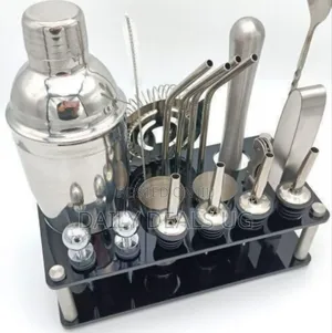 20pcs/Set Cocktail Set Boston Cocktail Shaker Stainless Steel Drink