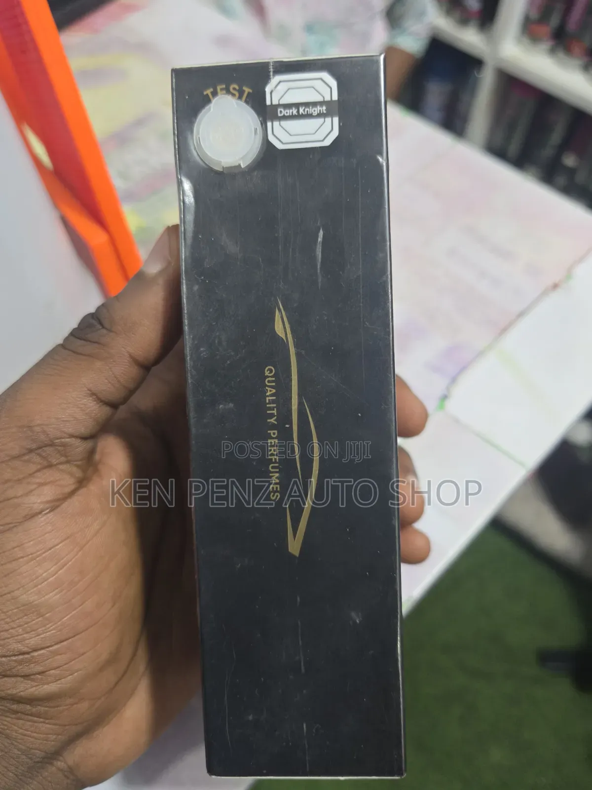 Black Odor Branded Car Perfume and Air Freshener