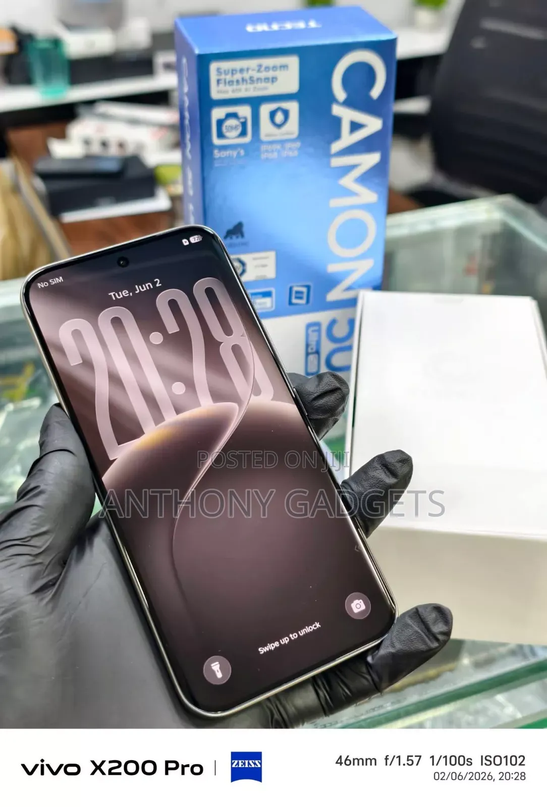 New Tecno Camon 50 Ultra 256 GB White