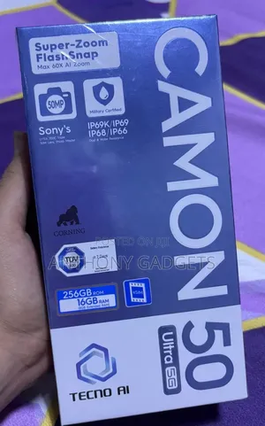 New Tecno Camon 50 Ultra 256 GB Blue