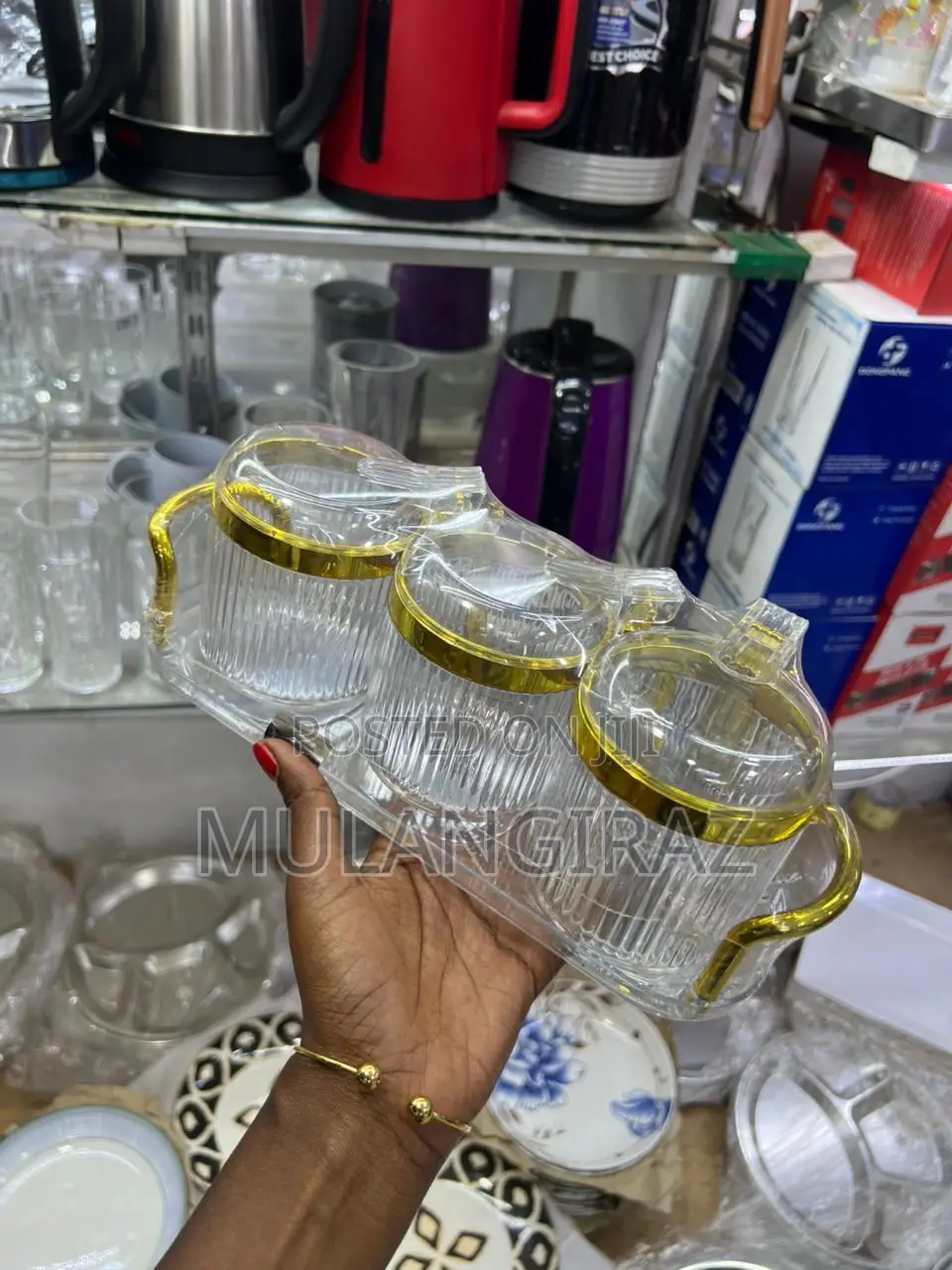 Sugar Bowls. Set