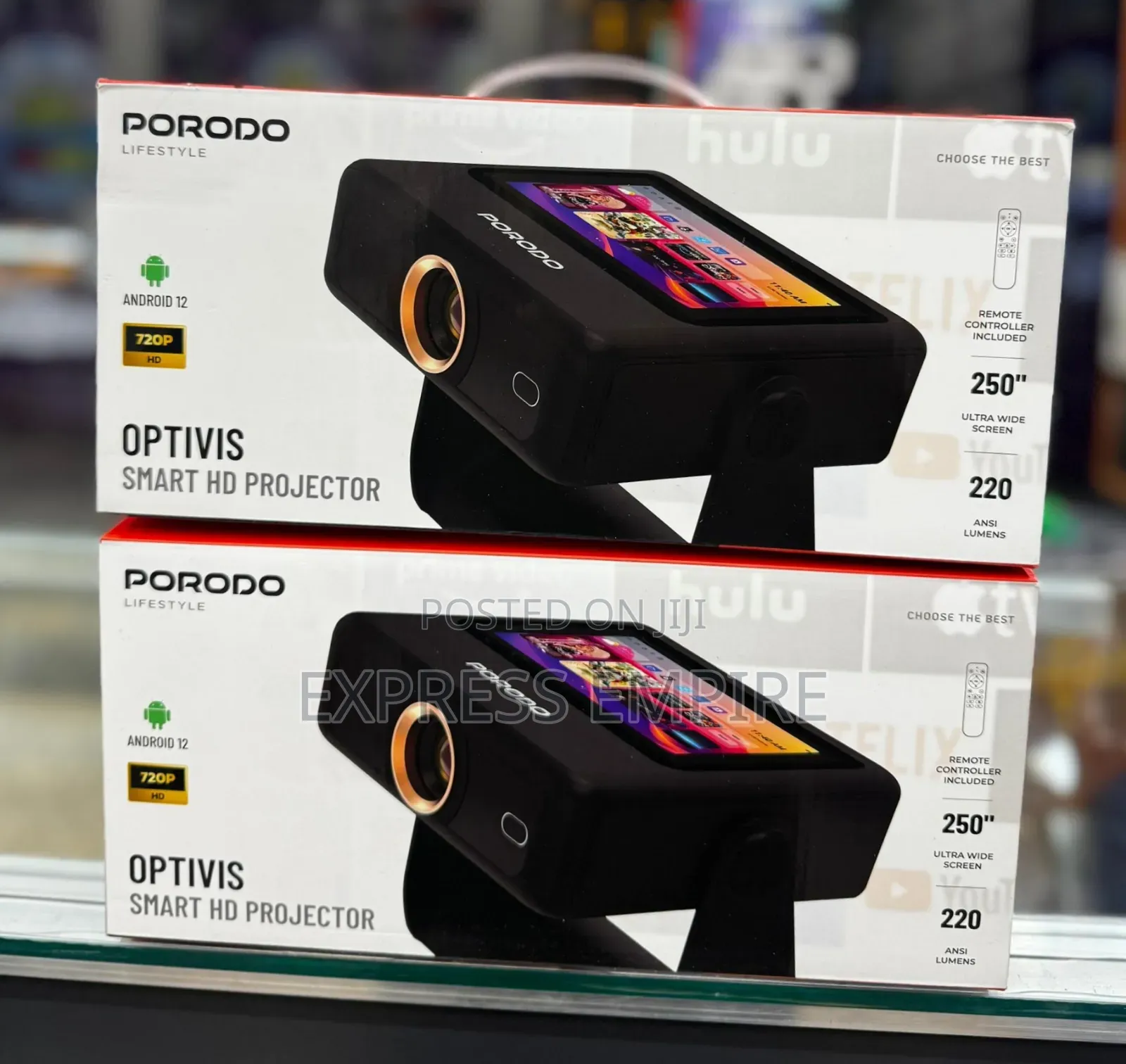 Porodo Octvis Smart Hd Projector