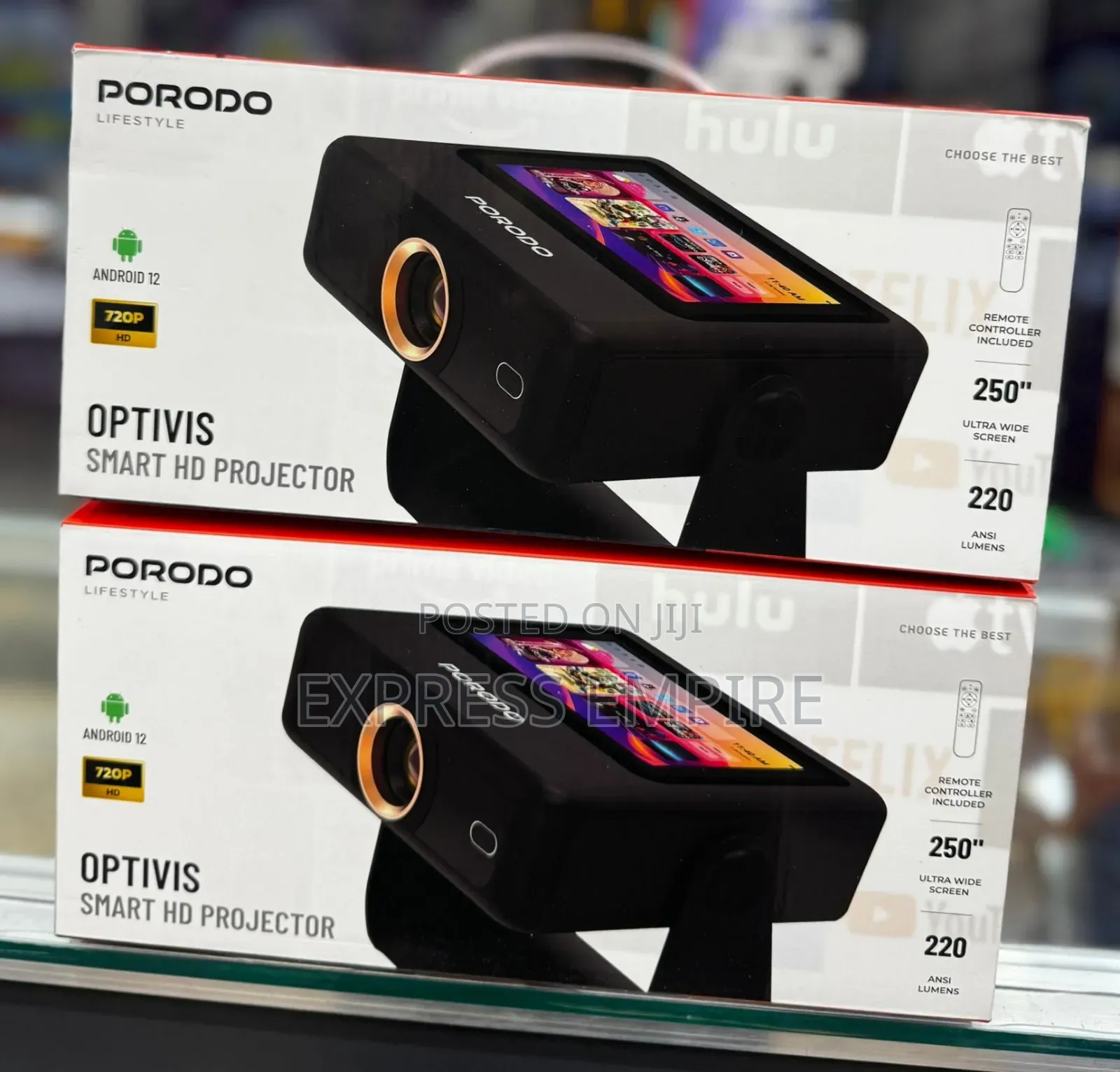 Porodo Octvis Smart Hd Projector
