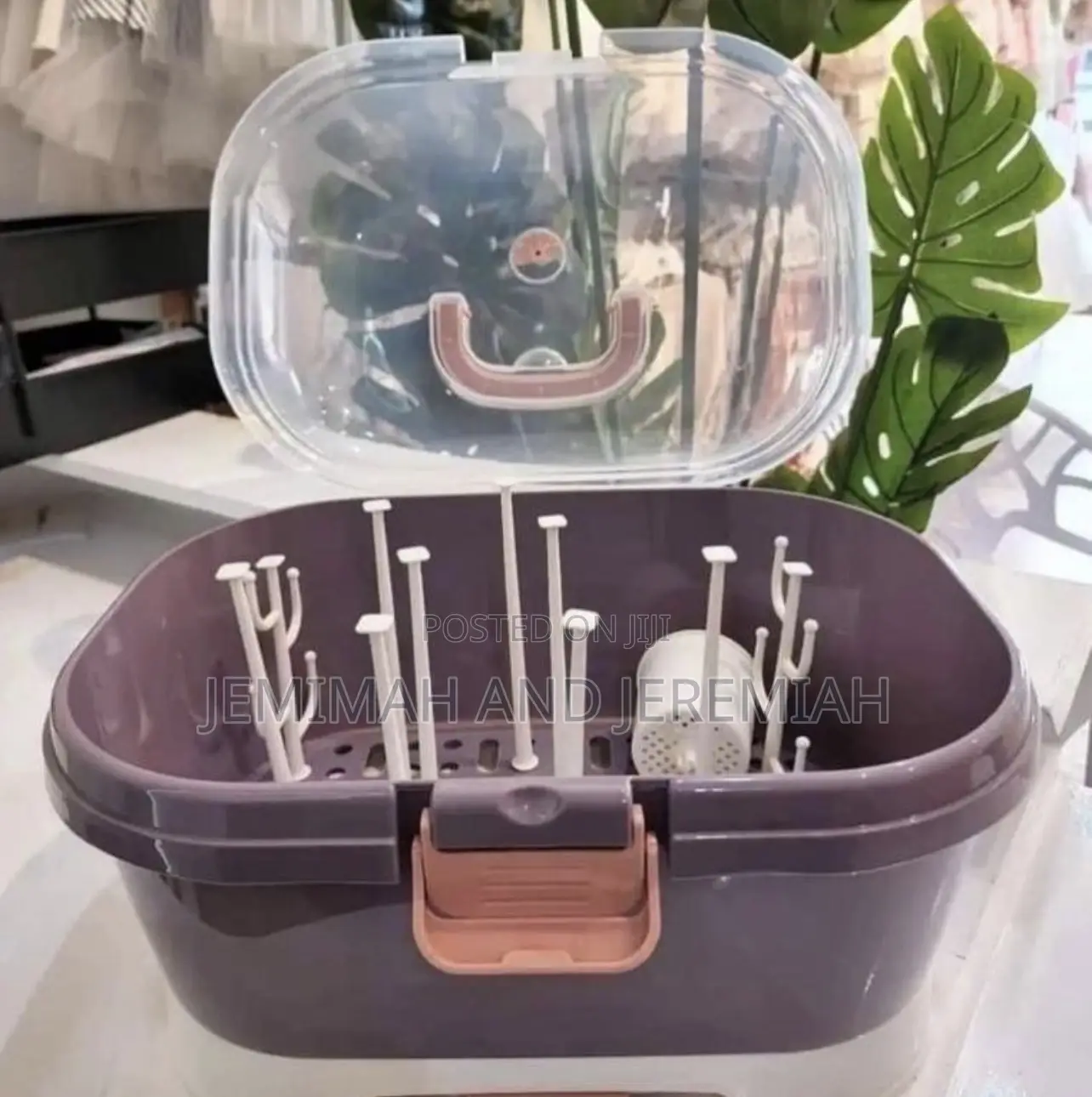 Baby Bottle Storage Container and Drying Rack
